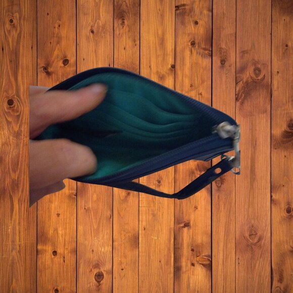 FOSSIL Confetti Polka Dot Wristlet Coated Canvas Card Wallet Colorful Logo - Picture 5 of 6